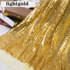 Encrypted 3mm Sequined Fabrics Flashing Chip Embroidered Mesh Wedding Tablecloth Decoration Stage Performance Dress Fabric