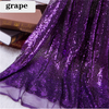 Encrypted 3mm Sequined Fabrics Flashing Chip Embroidered Mesh Wedding Tablecloth Decoration Stage Performance Dress Fabric