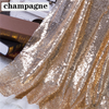 Encrypted 3mm Sequined Fabrics Flashing Chip Embroidered Mesh Wedding Tablecloth Decoration Stage Performance Dress Fabric