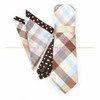 Luxury Patchwork Floral Solid 7cm Necktie Hankie Set Pink Green Red Cotton Men Suit Wedding Party Daily Tie Accessory Gift Top
