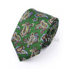 Retro Paisley Silk Touch Polyester Tie Print 7.5cm Necktie Luxury Floral Plaid Dot Cravat Banquet Suit Tuxedo Gift Men Accessory