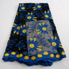 French Lace Fabric Rhinestone Nigerian Embroidered Tulle Lace Fabric African Lace Fabric 2024 High Quality for Women Dress A3596