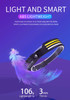 Usb Rechargeable 5 Lighting Modes Cob Led Headlamp Sensor Headlight