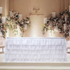 Wedding Party Tutu Tulle Table Skirt Cover Tableware Cloth Baby Shower Party Home Decor Table Skirting Birthday Party