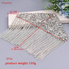 TOPQUEEN SP36 Customization Rhinestone Patches Embellishment Scrapbooking Sewing Applique for Clothing Patch Women Epaulettes