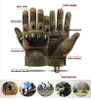 Touch Screen Tactical Gloves Army Military Gym Men Paintball Airsoft Shooting Combat Sports Cycling Hard Full Finger Gloves