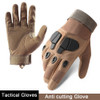 Combat Military Tactical Gloves for Men Full Finger Protection Anti Cutting Airsoft Paintball Workout Cycling Hunting Glove W30