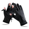 Cycling Gloves for Men Winter Motorcyclist Touch Screen Women Non-slip Windproof Warm Waterproof Sports Fleece Ski Gloves Zipper