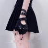 Gothic Half Finger hollow out gloves leather spice punk Lolita Unisex Y2K Harajuku photo cool JK sleeve Cosplay accessories Gothic Half Finger hollow out gloves leather spice punk Lolita Unisex Y2K Harajuku photo cool JK sleeve Cosplay accessories