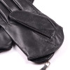 Branded NEW Novelty Women Spring Genuine Leather Thin Short Gloves Female Locomotive 100% Leather Zipper Luva Mujer Punk Eldiven