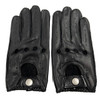 Goatskin Gloves For Men Male Solid Color Classic Simple Genuine Leather Thin Moto Luvas Winter Dark Green Riding Driving Mittens