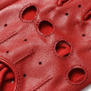 Pure Leather Glove For Men Male Top Quality Holes Locomotive Thin Mittens Elastic Wrist Red/Black/Dark Brown Driving Luva Pure Leather Glove For Men Male Top Quality Holes Locomotive Thin Mittens Elastic Wrist Red/Black/Dark Brown Driving Luva