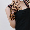 Women's Fashion Leopard PU Leather Long Glove Female Spring Autumn Winter Driving Photograph Performance Party Glove R960