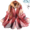 RUNMEIFA 2023 New Fashion Spring/Summer Women Floral Printing Beach Silk Scarf Shawls Female Long Wraps Beach Sunscreen Hijab