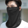 Unisex UV Protection Outdoor Neck Wrap Cover Sports Sun Proof Bib Ice Silk Mask Face Cover Neck Wrap Cover Sunscreen Face Scarf