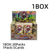 KAYOU NARUTO Uchiha Sasuke Anime characters Collection flash  card Box card Children's board game toys Christmas birthday gift