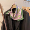 2023 Luxury Silk Skinny Scarf Bag Handle Ribbon Ladies little cat Print Headband Small Hair Scarves Band Female handkerchief 2023 Luxury Silk Skinny Scarf Bag Handle Ribbon Ladies little cat Print Headband Small Hair Scarves Band Female handkerchief