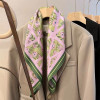 2023 Luxury Silk Skinny Scarf Bag Handle Ribbon Ladies little cat Print Headband Small Hair Scarves Band Female handkerchief 2023 Luxury Silk Skinny Scarf Bag Handle Ribbon Ladies little cat Print Headband Small Hair Scarves Band Female handkerchief