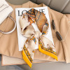 2023 Luxury Silk Skinny Scarf Bag Handle Ribbon Ladies little cat Print Headband Small Hair Scarves Band Female handkerchief 2023 Luxury Silk Skinny Scarf Bag Handle Ribbon Ladies little cat Print Headband Small Hair Scarves Band Female handkerchief
