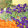 DANKEYISI Van Gogh Oil Painting Real Silk Scarf Square 90*90cm Big Fashion Women Scarf Luxury Brand Designer Scarves Female Wrap