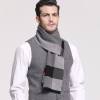 RUNMEIFA 2022 Classic Autumn & Winter Warm Plaid Man Scarf Cashmere Wool Panama Soft Striped Long Scarf High Quality 40 Colors RUNMEIFA 2022 Classic Autumn & Winter Warm Plaid Man Scarf Cashmere Wool Panama Soft Striped Long Scarf High Quality 40 Colors