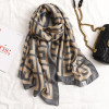 Plaid Scarf For Women Summer Sun Protection Spring Autumn Fashion Shawl Thin Cotton Linen Silk Scarf Big Size 180*90cm