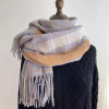 Fashion winter plaid scarf female autumn and winter everything new British classic imitation cashmere plaid sha