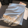 High Quality 100% Pure Wool Plaid Scarf Women Couples Winter Autumn Soft Warm Tassel Classic Muffler Ladies Thermal Shawl Female High Quality 100% Pure Wool Plaid Scarf Women Couples Winter Autumn Soft Warm Tassel Classic Muffler Ladies Thermal Shawl Female