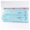 Girl Elsa Coronation Gloves Long Finger Gloves 24cm Sequins Printed Clothing Girl Halloween Party Princess Costume Accessories