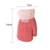 1-7Years Old Children's Gloves in Autumn and Winter Plush Thickened Cartoon Outdoor Cold-proof and Warm Knitted Gloves with Rope