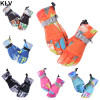 Kids Children Winter Warm Mountain Snowboard Touch Screen Ski Gloves Waterproof Full Finger Mittens for Outdoor Sports