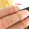 Real 14K Gold Filled Cable Chain Chain 2.2MM/2.6MM/3.7MM Chain Necklace Gold jewelry Minimalist Gold Filled Chain DIY Jewelry