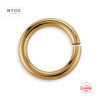 14K Gold Filled Open Jump Rings 14K Gold Split Ring For Making DIY Jewelry Findings