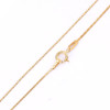 16 Inch/18 Inch 14K Gold Filled Round O Chain Box Chain Snake Chain For Jewelry Making DIY Necklace Findings 1/20 14KGF