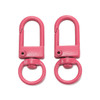 10Pcs/Lot Colorful Alloy Snap Lobster Clasp Hooks Keychain Findings for DIY Key Chain Necklace Bracelet Supplies Wholesale