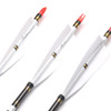 80cm Spine 500 Carbon Arrows Metal OD7.6mm ID6.2mm with Turkey Feather