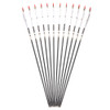 80cm Spine 500 Carbon Arrows Metal OD7.6mm ID6.2mm with Turkey Feather