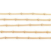 100% 14K Gold Filled Satellite Chain 1MM Chain Necklace Gold jewelry Minimalist Gold Filled Chain DIY Jewelry