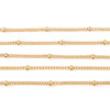 100% 14K Gold Filled Satellite Chain 1MM Chain Necklace Gold jewelry Minimalist Gold Filled Chain DIY Jewelry