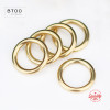 14K Gold Filled Closed Jump Rings 14K Gold Split Ring For Making DIY Jewelry Findings