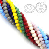AAA Quality Crystal Glass Faceted Beads 3 4 6 8 10mm Rondelle Spacer Bead Jewelry Making Supply for DIY Beading Projects