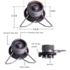 Butane Adapter with Bracket Gas Cartridge Head Conversion Adapter Nozzle Bottle Type Input Screw Type Lindal Valve Output 2023