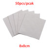 10-50pcs Polish Polishing Cloth Silver Color Cleaning Polishing Cloth Soft Clean Wipe Wiping Cloth For Silver Gold Jewelry Tool