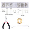 Jewelry Making Supplies Kit with Jewelry Tools, Jewelry Copper Wires Thread and Jewelry Findings for Jewelry Repair and Beading