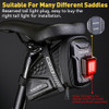 2023 NEW Waterproof Bicycle Saddle Bag MTB Road Bike Saddlebags Reflective Striped Bicycle Tool Holder Bag MTB Accessories