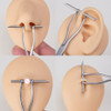Surgical Steel Pliers Body Piercing Tool Forceps Needle Pipe Clamp Tweezers Open Close CBR Ring Plier Ear Belly Nose Pierc Tools