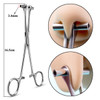 Surgical Steel Pliers Body Piercing Tool Forceps Needle Pipe Clamp Tweezers Open Close CBR Ring Plier Ear Belly Nose Pierc Tools