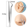Surgical Steel Pliers Body Piercing Tool Forceps Needle Pipe Clamp Tweezers Open Close CBR Ring Plier Ear Belly Nose Pierc Tools
