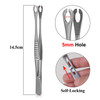 Surgical Steel Pliers Body Piercing Tool Forceps Needle Pipe Clamp Tweezers Open Close CBR Ring Plier Ear Belly Nose Pierc Tools