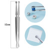 Surgical Steel Pliers Body Piercing Tool Forceps Needle Pipe Clamp Tweezers Open Close CBR Ring Plier Ear Belly Nose Pierc Tools